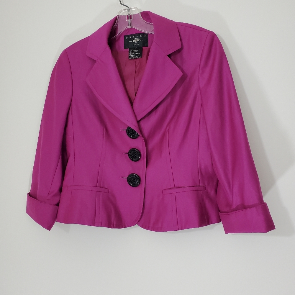 Tailor B Moss Fushia Jacket, Size 4P